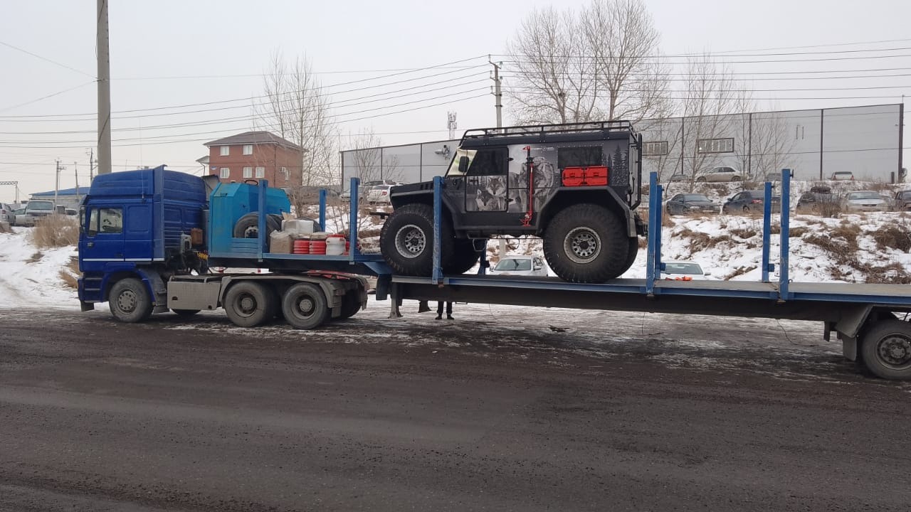 Болотоход Красноярск - Магадан